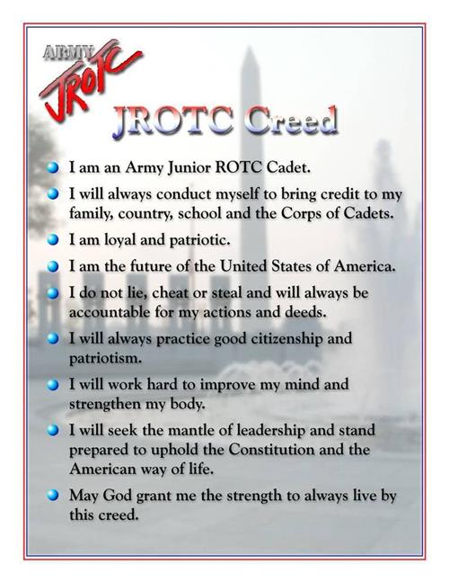 JROTC Cadet Creed